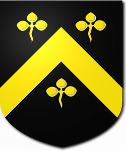 Blazon of Lewis Baronets of Ledstone (1660)