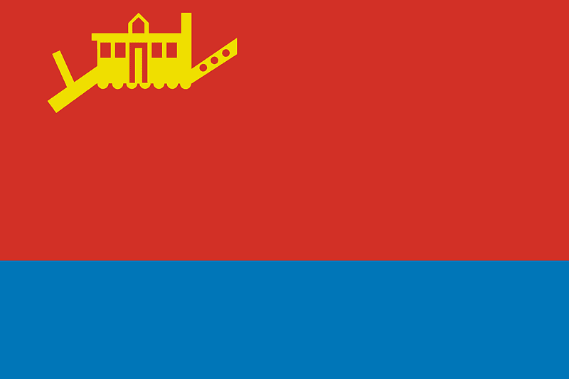 Flag of Susumansky rayon (Magadan Oblast) (2002)