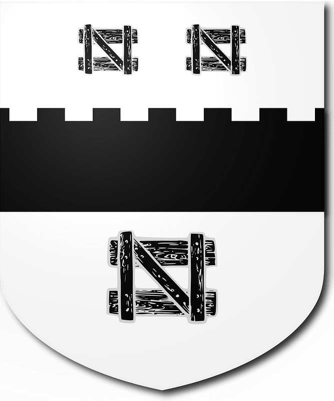 Blazon of Yate Baronets of Buckland (1622)