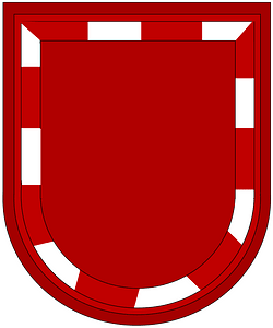 Former US Army 326th Engineer Battalion Beret Flash