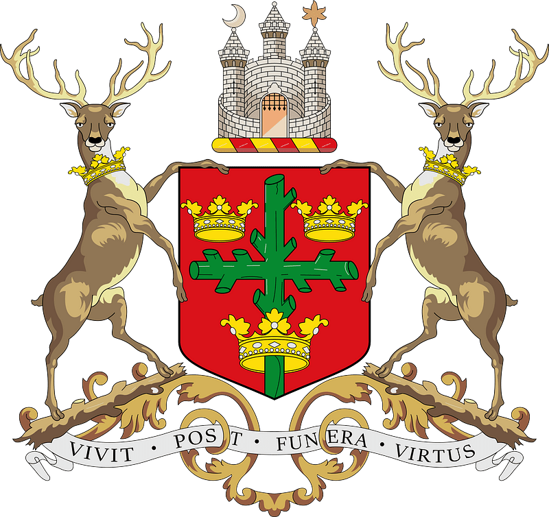 Grand coat of arms of Nottingham