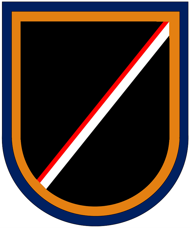 Former US Army 18th Cavalry Regiment-1st Squadron-LRSD Beret Flash