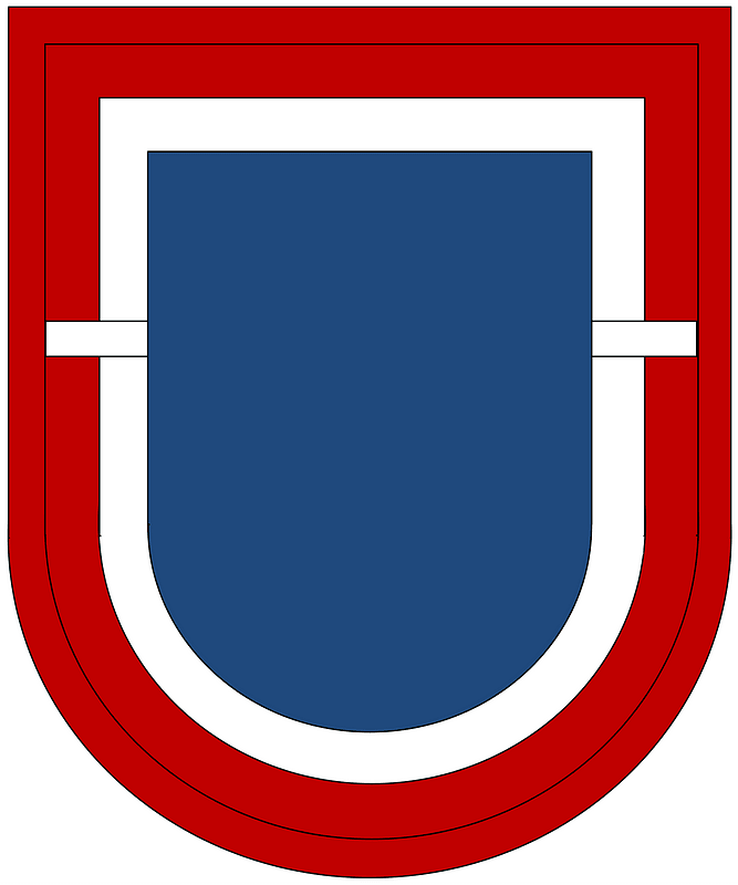Former US Army 82nd Airborne Division-1st Brigade Beret Flash