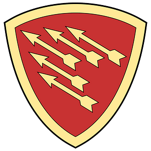 Insignia Hungary Army Regiment 15th AA Kalocsa