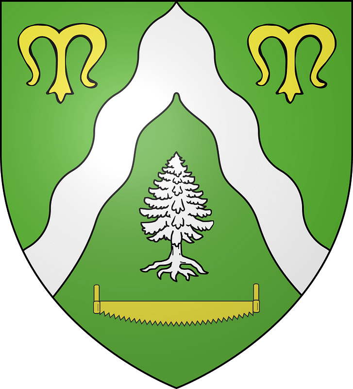 Blason ville fr Méménil (Vosges)