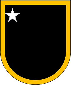 Former US Army 207th Infantry Group LRSD Beret Flash