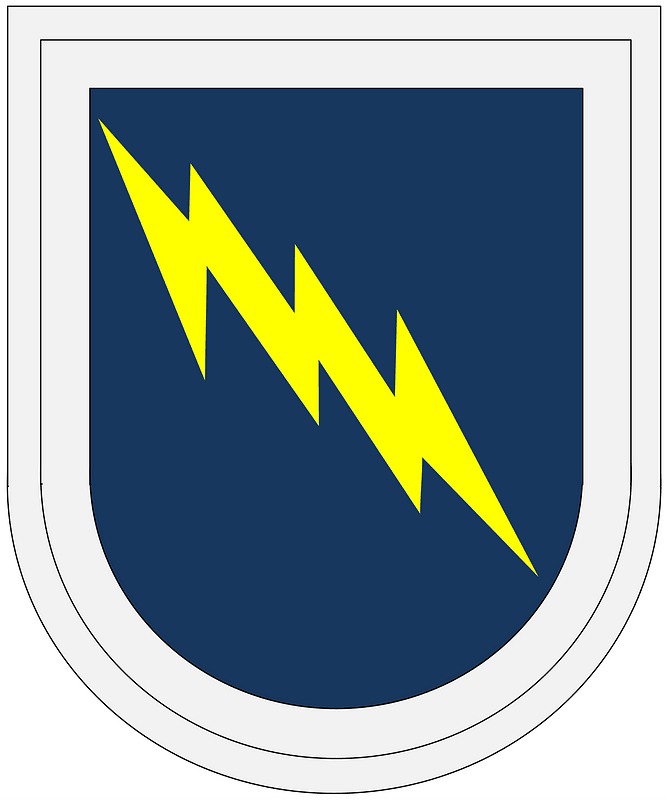 Former US Army 173rd Infantry Detachment LRS Beret Flash