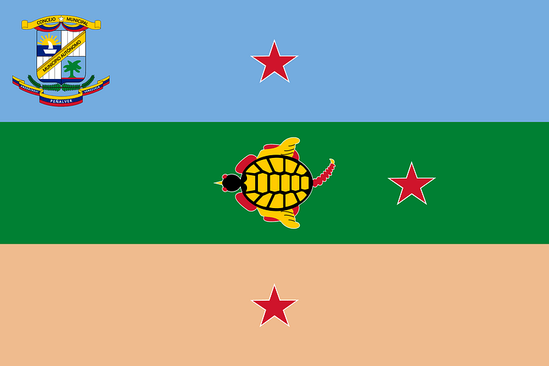 Bandera del Municipio Peñalver
