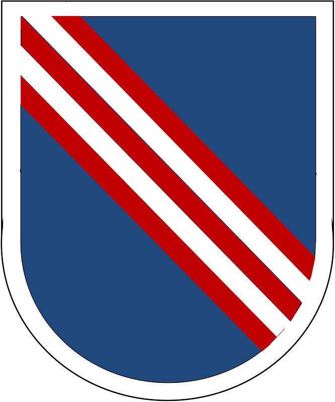 Former US Army 87th Quartermaster Detachment Beret Flash