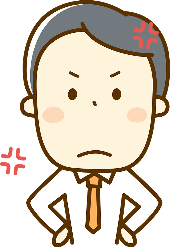 (James) Businessman is Angry