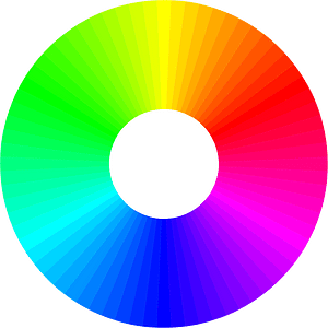 RGB color wheel 72