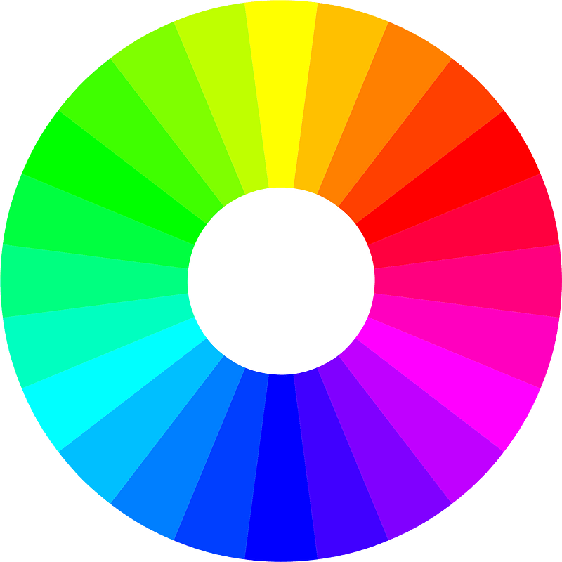 RGB color wheel 24