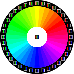 RGB color wheel 10