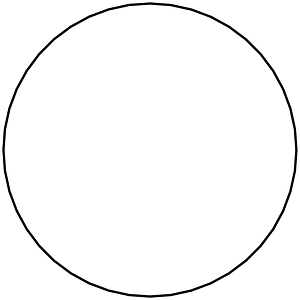 Regular polygon 44 vertex animation