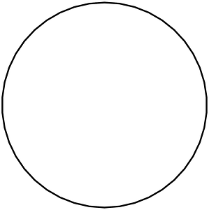 Regular polygon 42 vertex animation