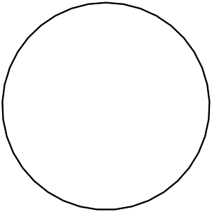 Regular polygon 37 vertex animation
