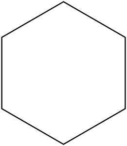 Regular polygon 6 vertex animation