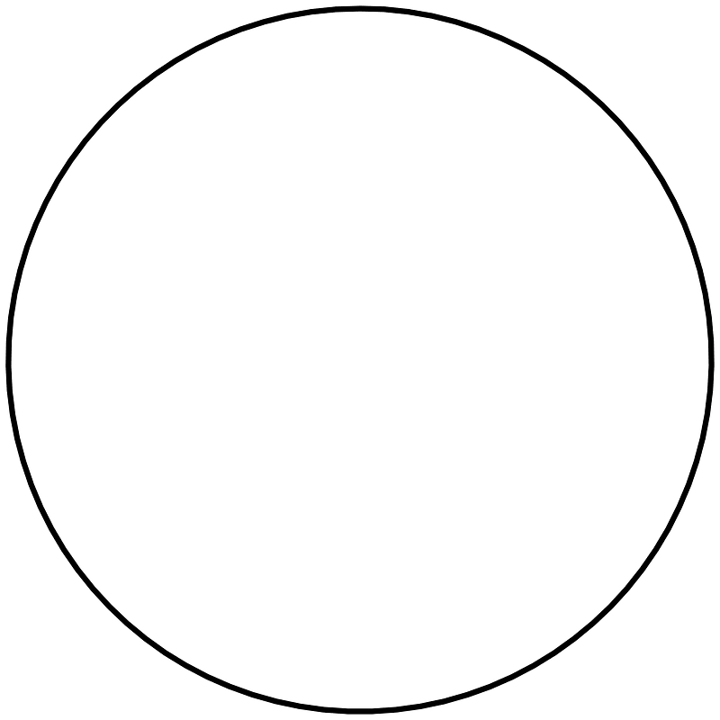 Regular polygon 91 vertex animation