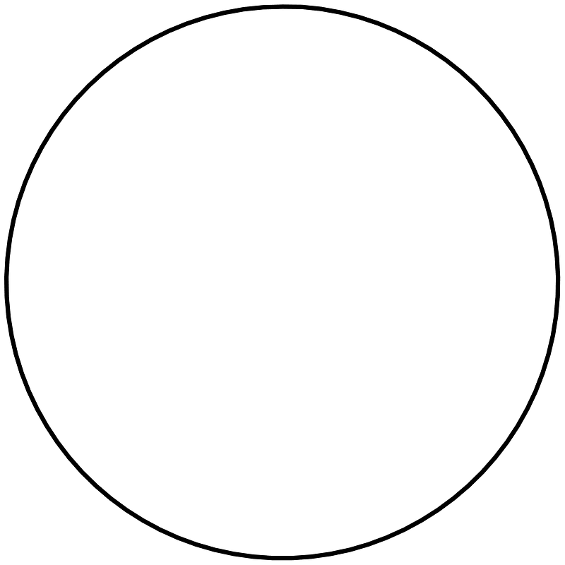 Regular polygon 89 vertex animation