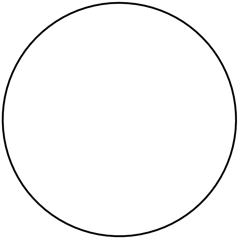 Regular polygon 87 vertex animation