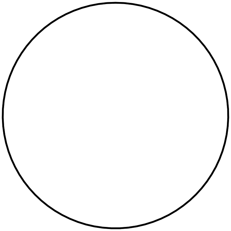 Regular polygon 83 vertex animation