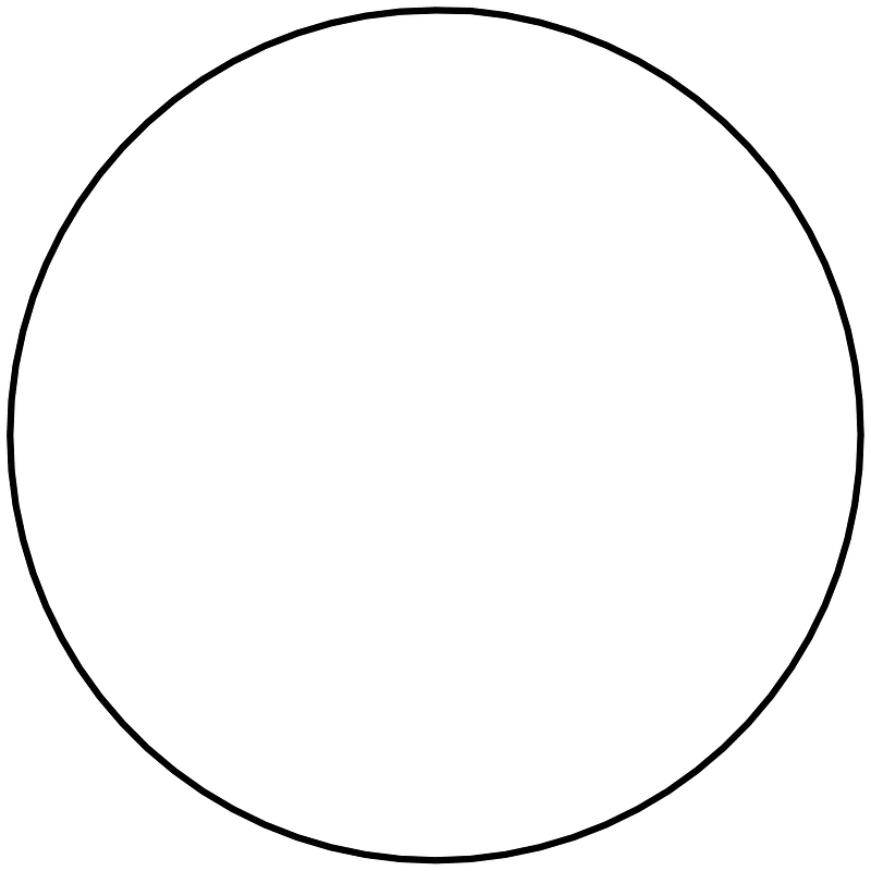 Regular polygon 76 vertex animation