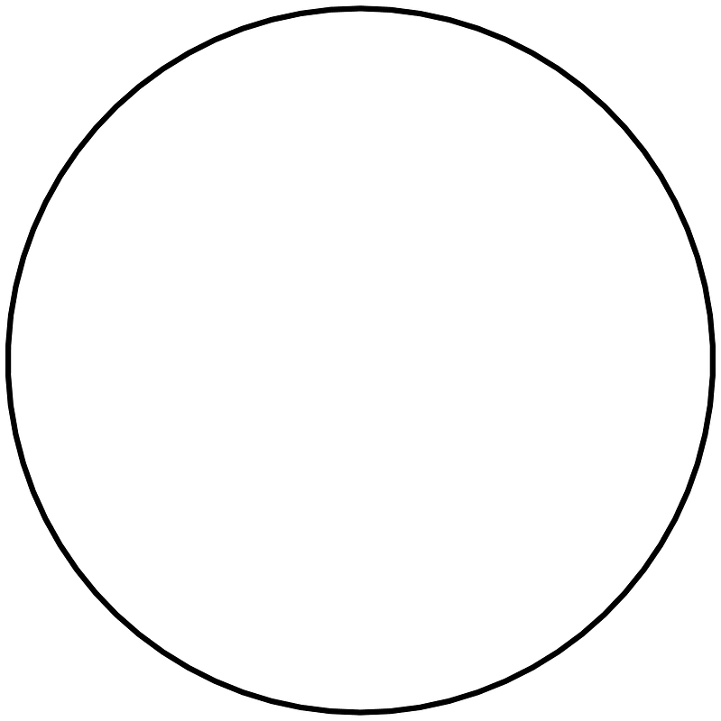Regular polygon 74 vertex animation