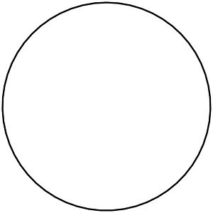 Regular polygon 55 vertex animation