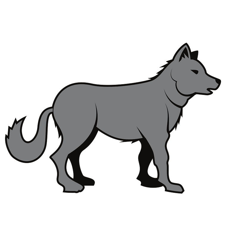 Wolf vector image