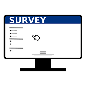 Online Survey Icon or logo