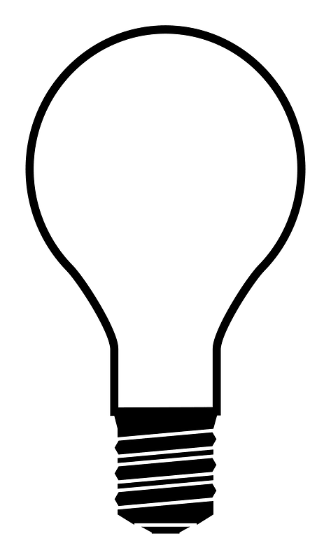 Light Bulb-Silhouette