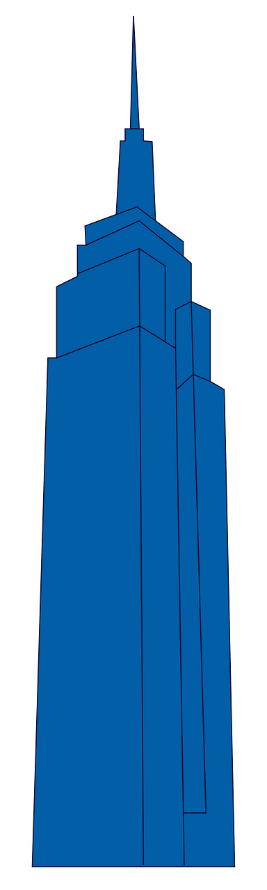 World landmarks icons - Empire State Building