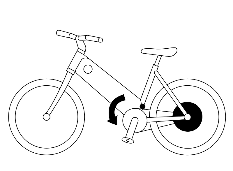 Schematic of an Pedelec