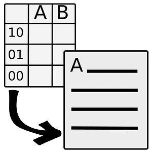 Database to aticle icon