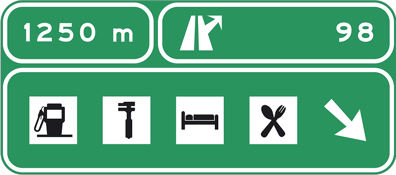 Spain traffic signal s262