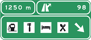 Spain traffic signal s262