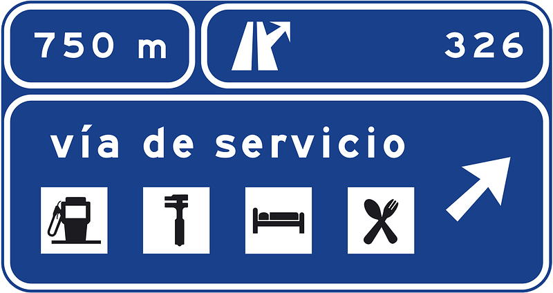 Spain traffic signal s266