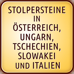 Stolperstein Icon WikiProjekt Stolpersteine in Österreich, Ungarn, Tschechien, Slowakei und Italien