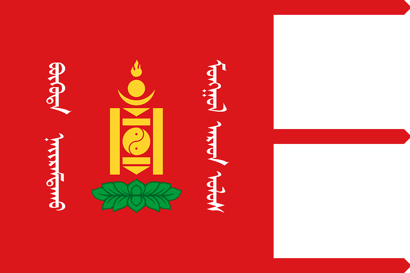 Flag of the Mongolian People's Republic (1924–1940)
