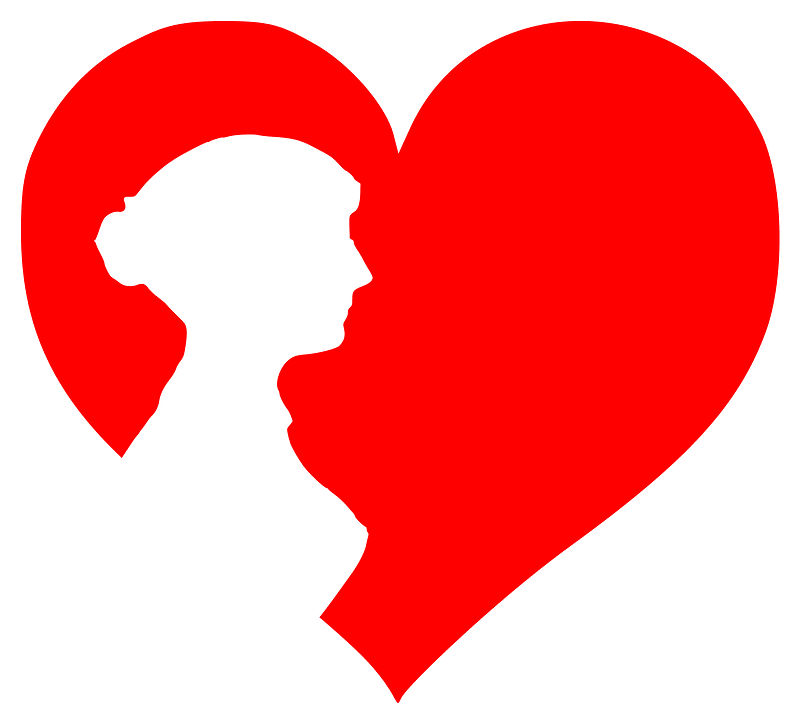 Women in Red Logo - Jane Austen