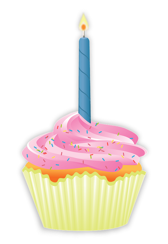 Birthday cupcake