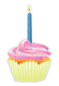 Birthday cupcake