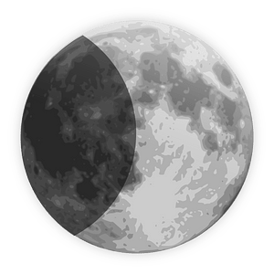 Weather icon - half moon