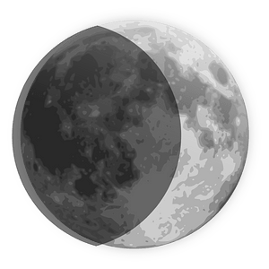 Weather icon - crescent
