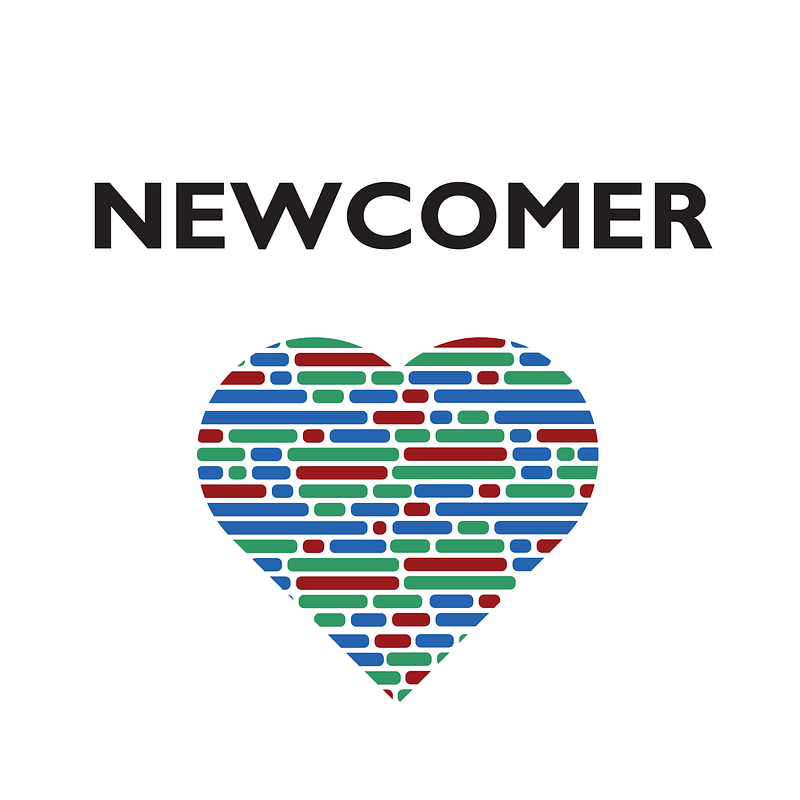 Newcomer Sticker Design version A