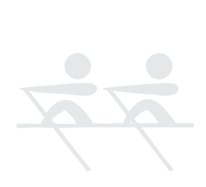 Rowing pictogram white