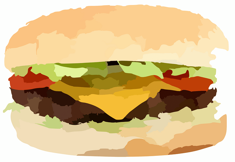 Cheeseburger illustration