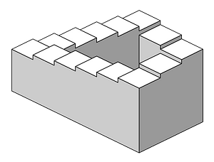 Impossible staircase