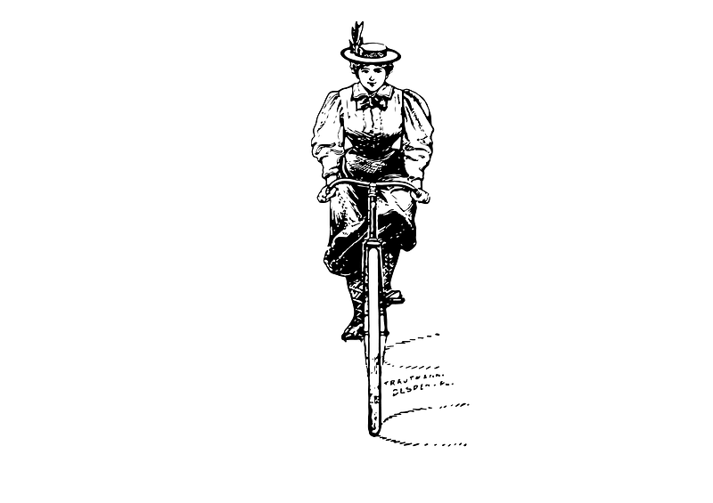 Radfahrerin, TRAUTMANN