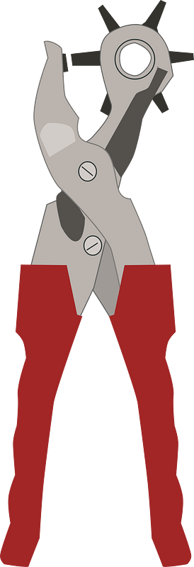 Hole punch plier